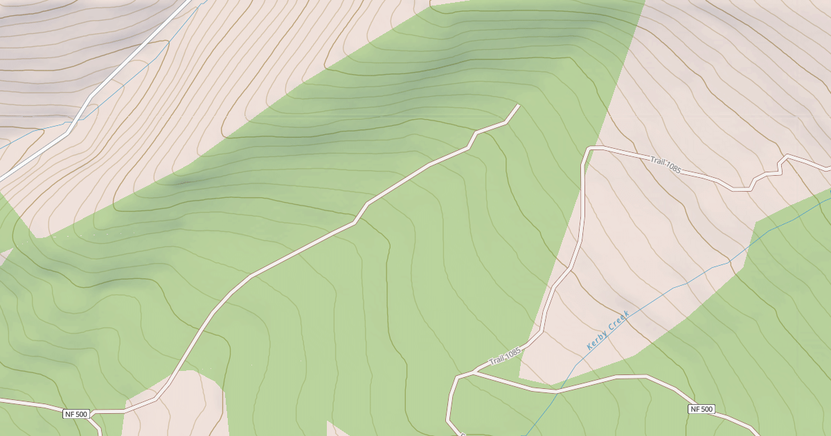 Map preview of USFS Motor Vehicle Use Map Roads {0847B348-533A-42EC-BAAF-28D37B6D0E9F}