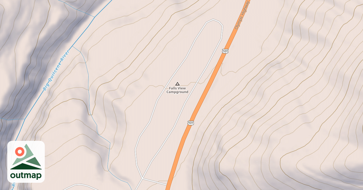 Map of FALLS VIEW CG MAIN  LOOP