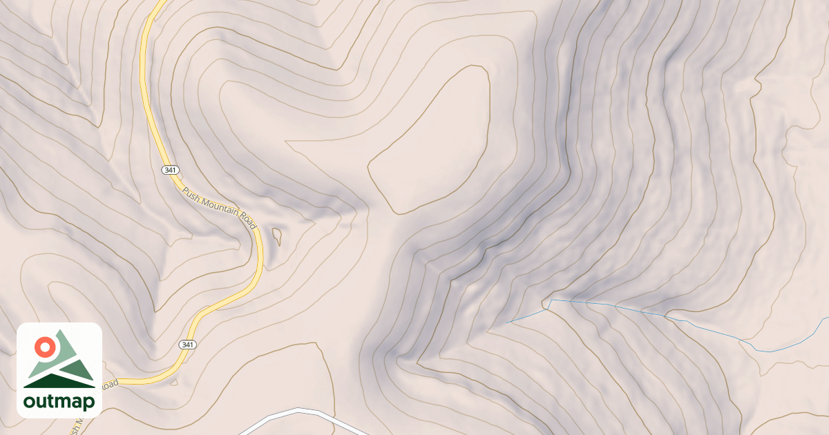 Map of USFS National Forest System Roads {A509A8D7-ED52-4BFB-9089-77EF15758F5E}