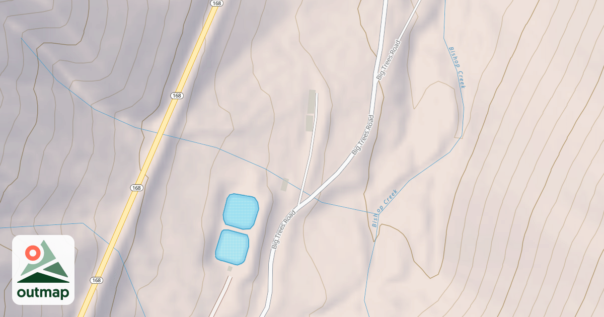 Map of BISHOP CREEK TRMT PT