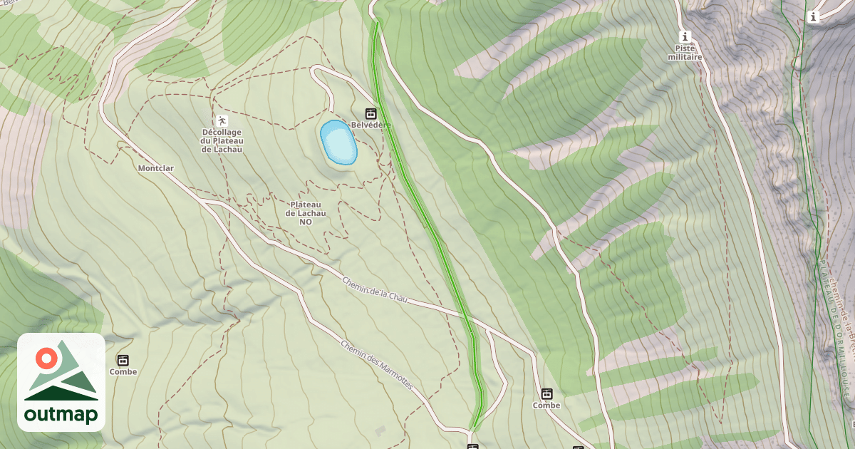 Map of Brèche Express