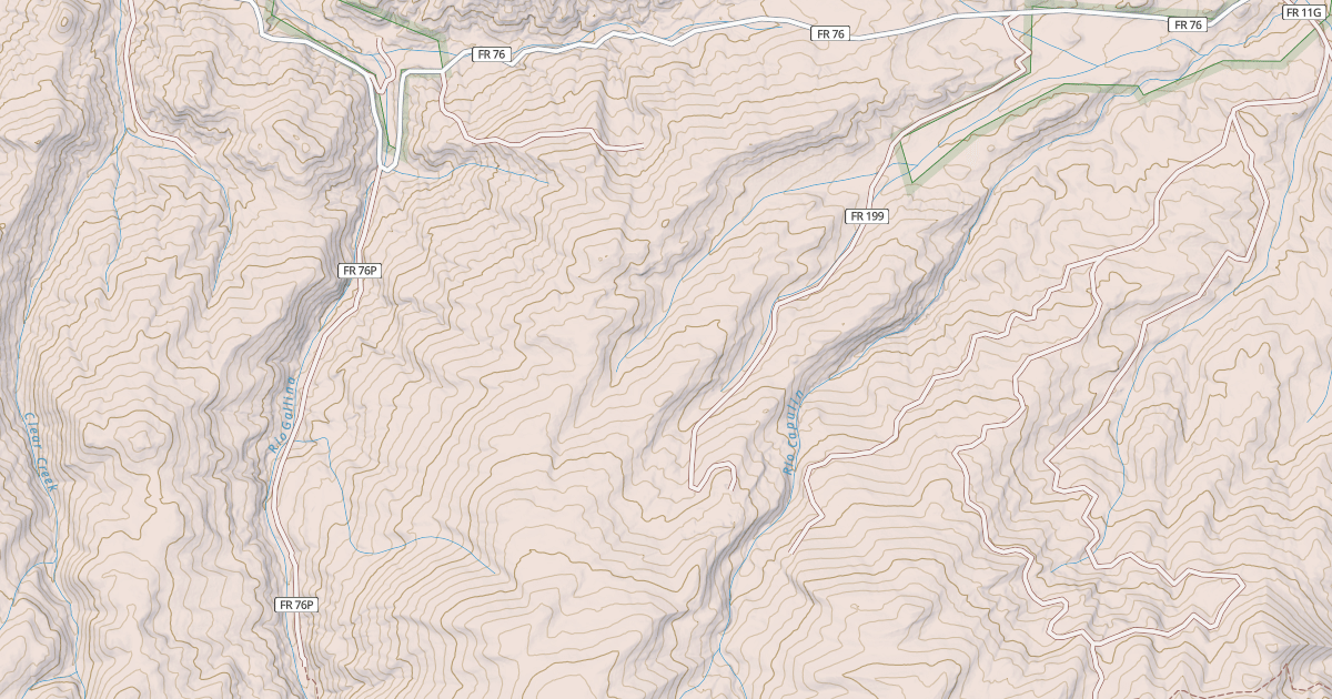 Map preview of GALLINA CANYON