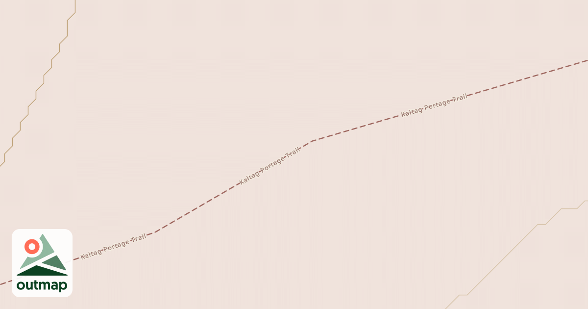 Map of Willow to Nome Winter Trail
