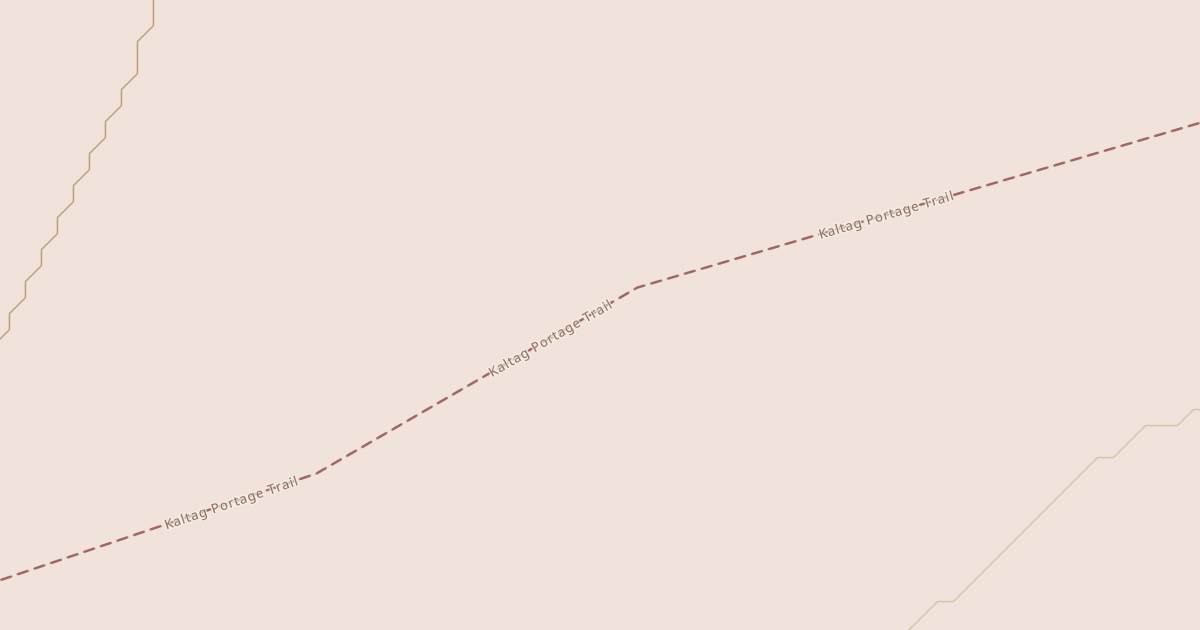 Map preview of Willow to Nome Winter Trail