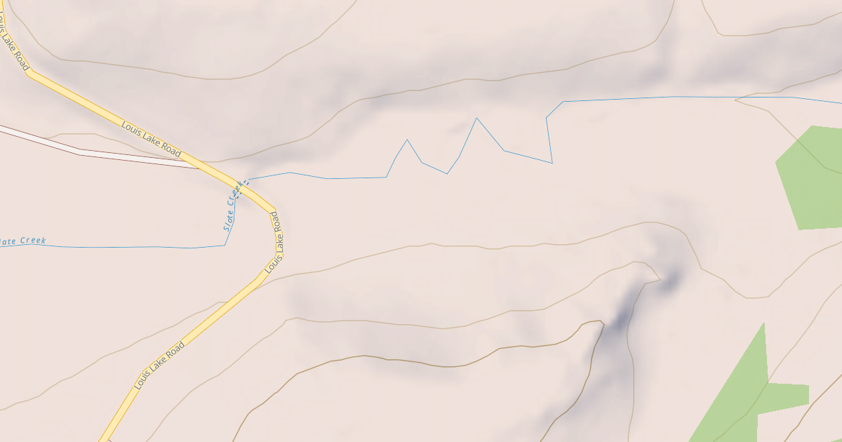 Map preview of LOWER SLATE CREEK