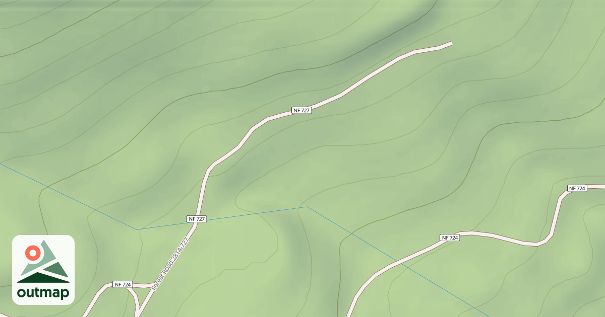 Map of BEAR WALLOWS T.S.