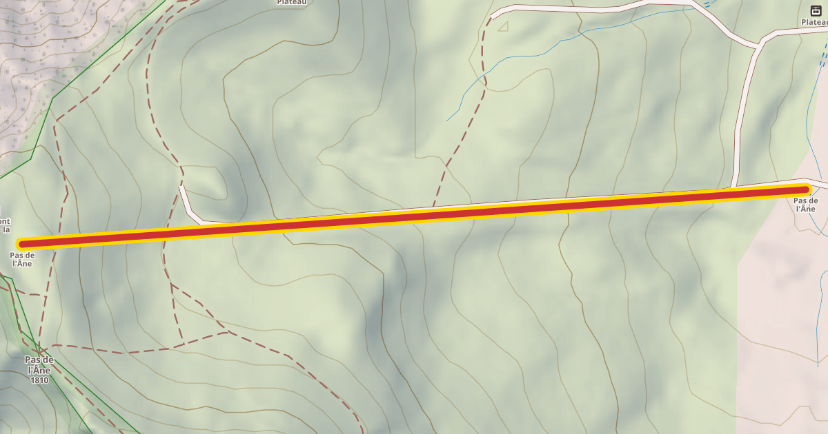 Map preview of Pas de l'Âne
