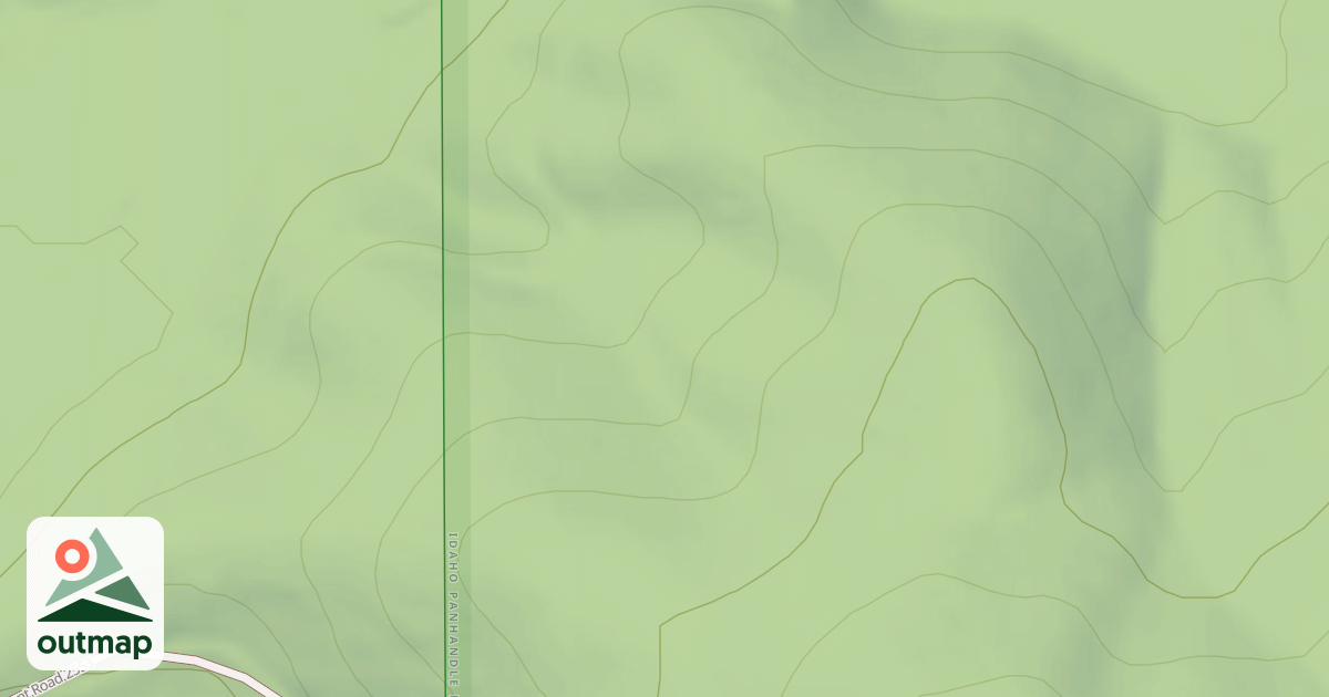 Map of LONG MOUNTAIN B