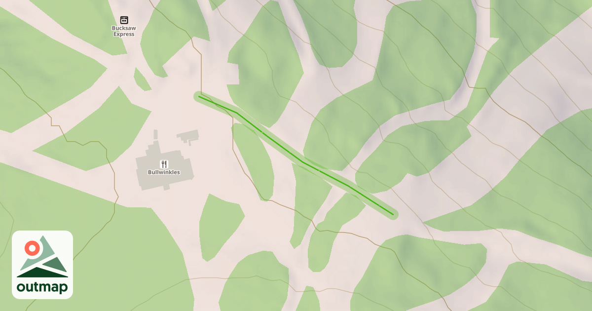 Map of Bucksaw X-Cut