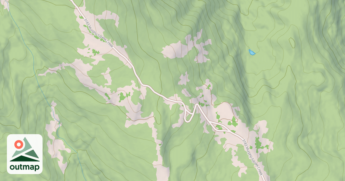 Map of Murphy-Squaw Creek