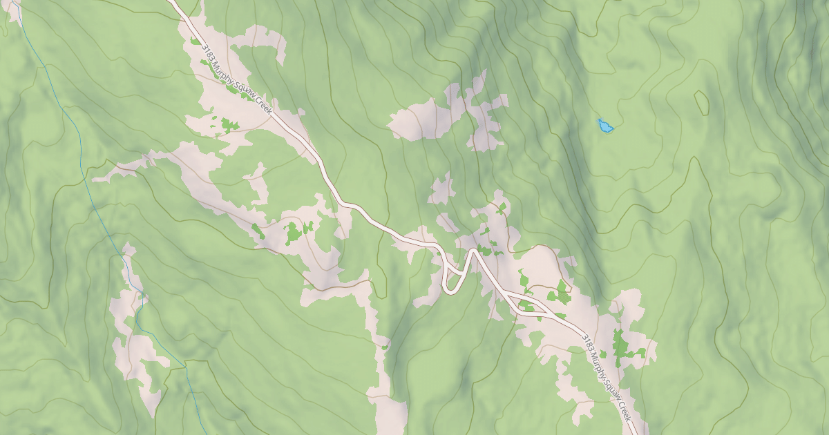 Map preview of Murphy-Squaw Creek