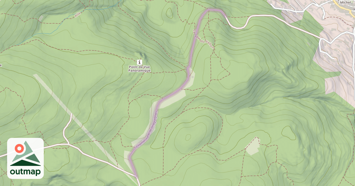 Map of Chemin rural de Draguignan
