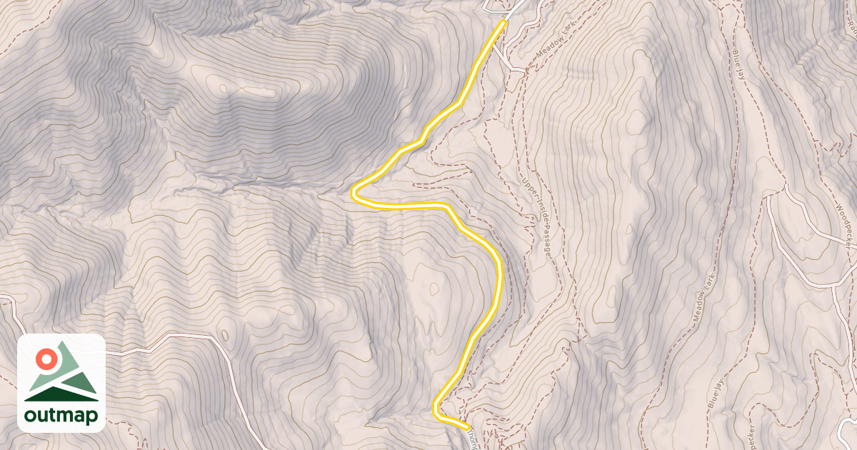 Map of Thompson Road