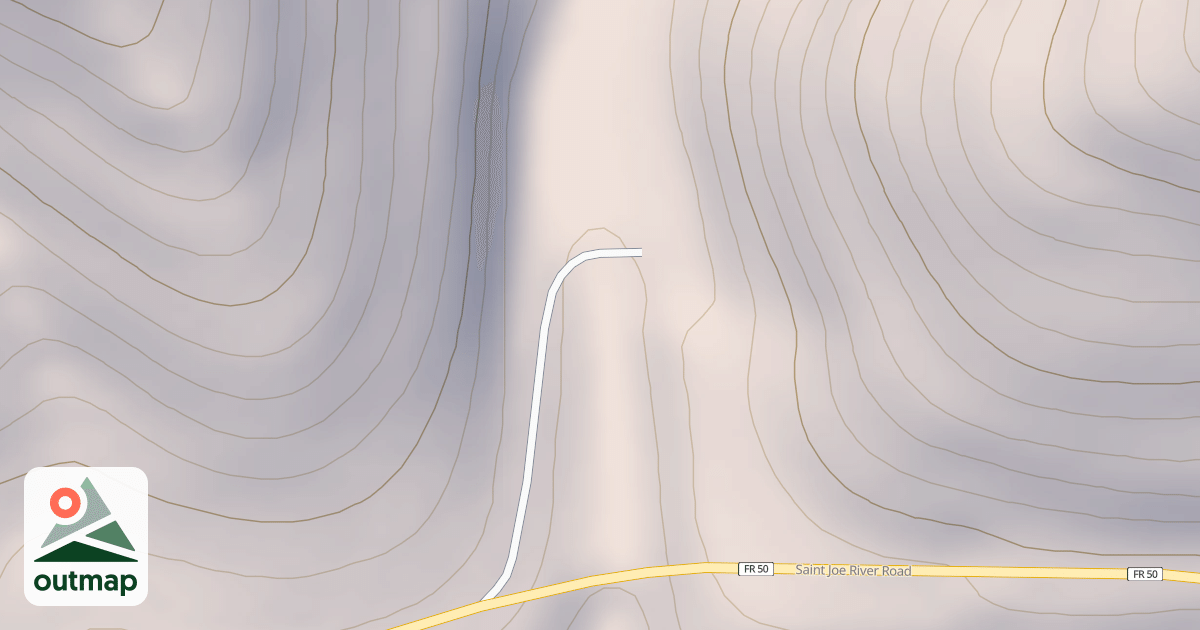 Map of BOTTLE CREEK