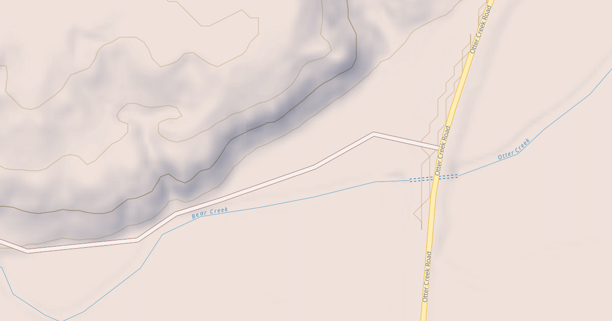 Map preview of CUB CREEK