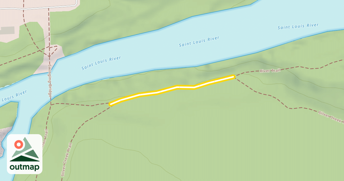 Map of Silver Creek Trail