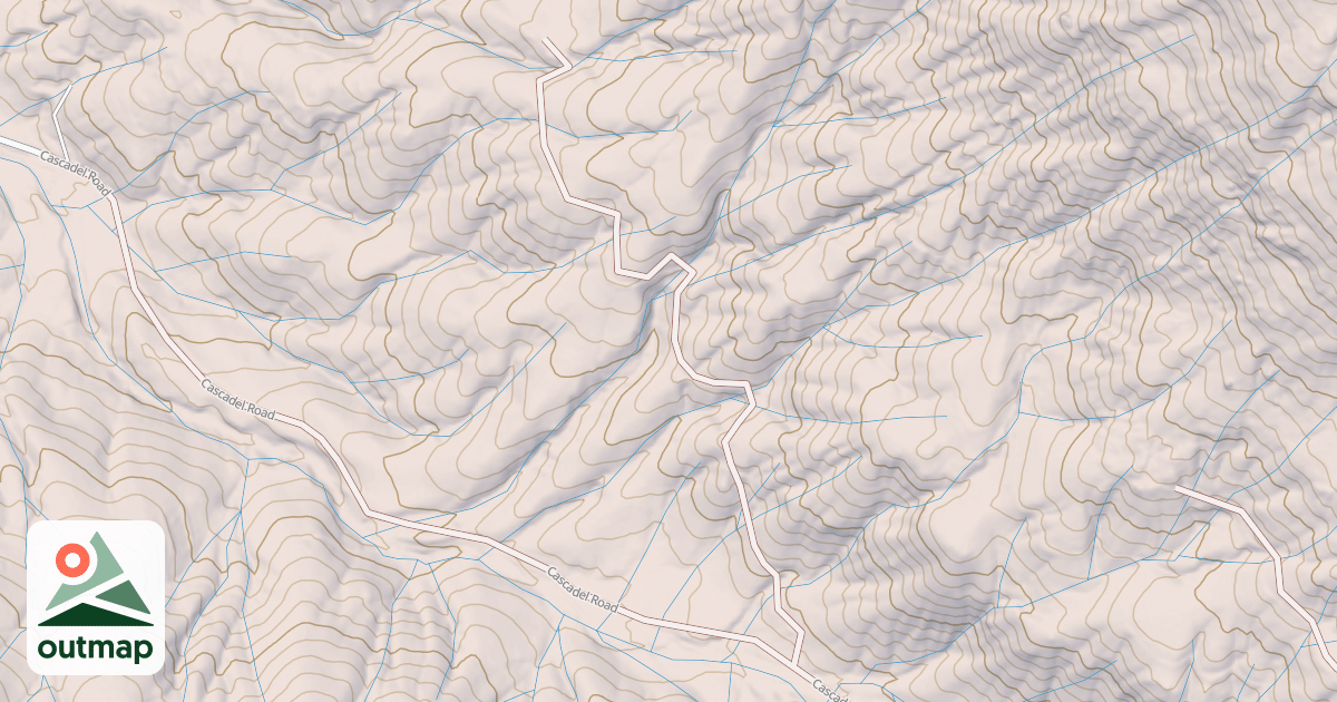 Map of CASCADEL B SPUR