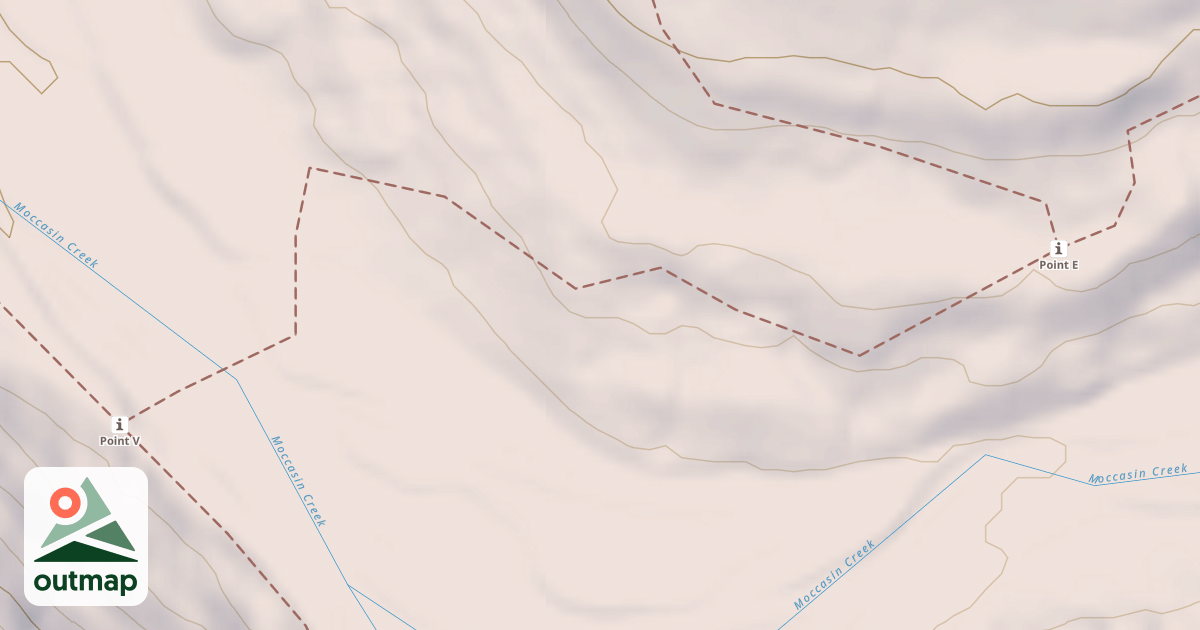 Map of MG  GAP HOLLOW SPUR WEST