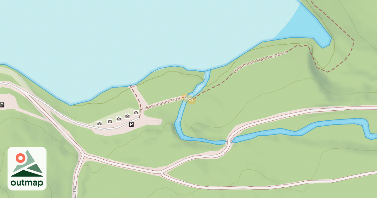 Map of Catamount Trail Section 4