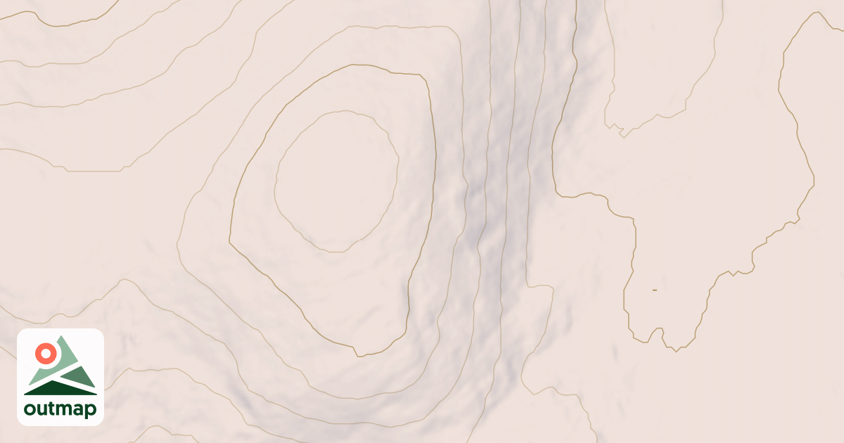 Map of Lair Mountain Ridge Trail