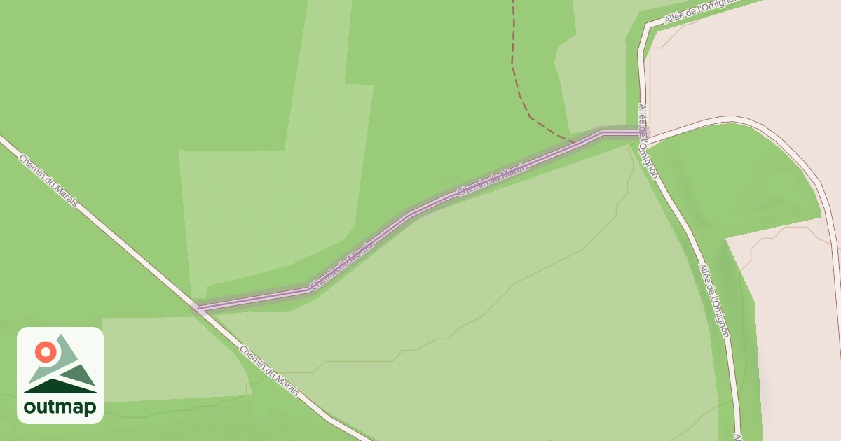 Map of Chemin du Marais