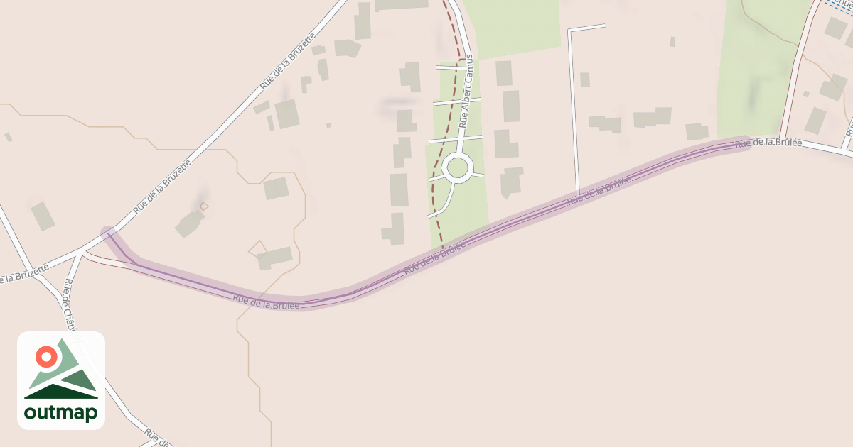 Map of Rue de la Brûlée