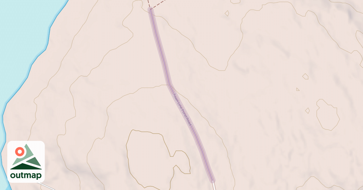 Map of Town Line Pond Road