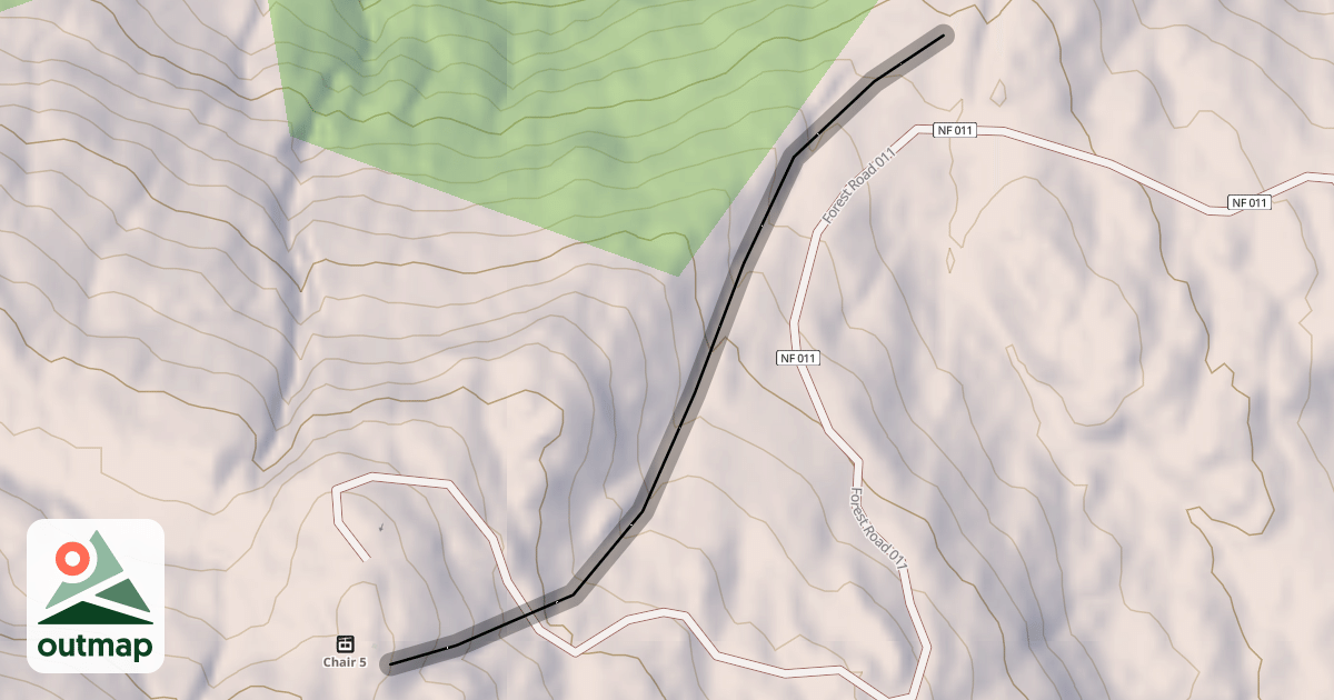 Map of Natural Halfpipe