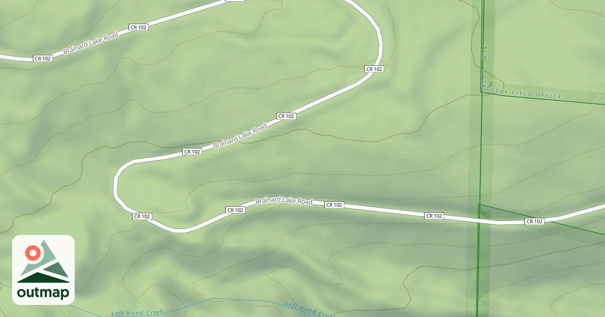 Map of BRAINARD LAKE