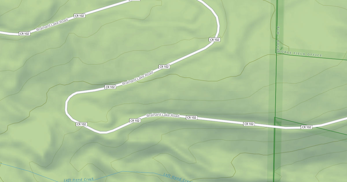 Map preview of BRAINARD LAKE