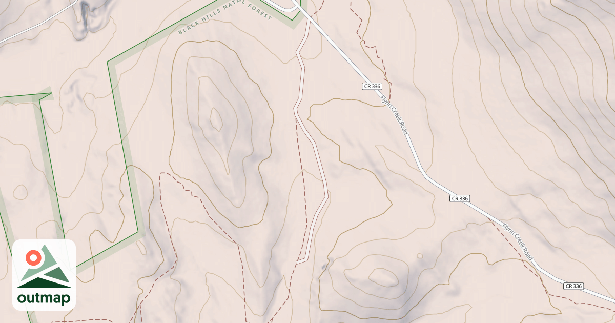 Map of FLYNN CREEK BR 1O