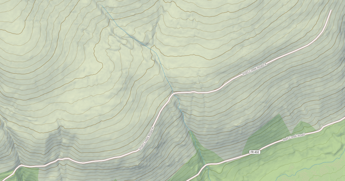 Map preview of IRISH CREEK A