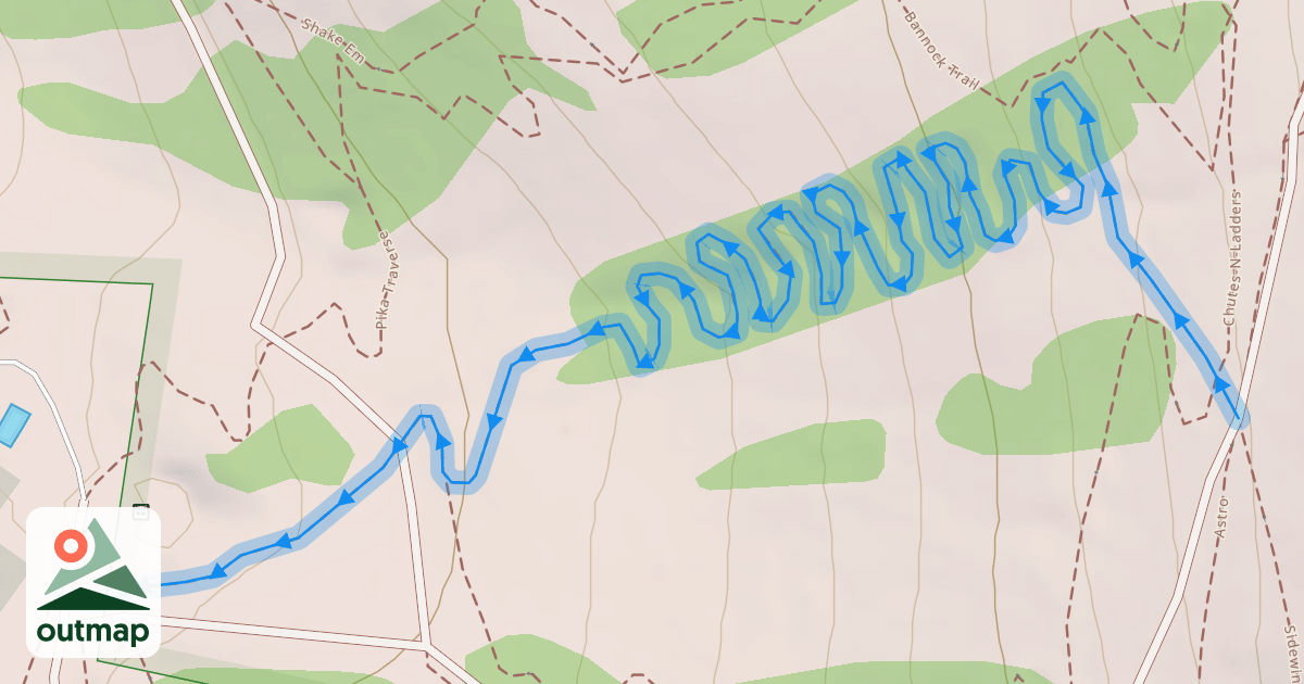Map of Otter Slide
