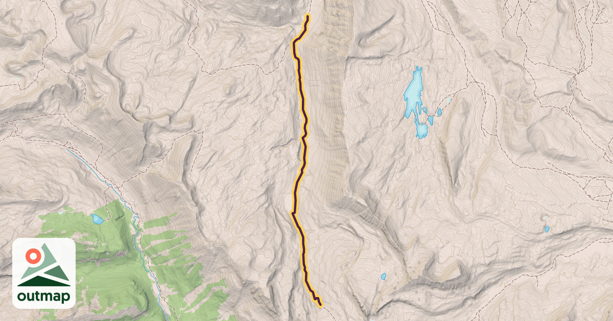 Map of Crystal Creek Trail
