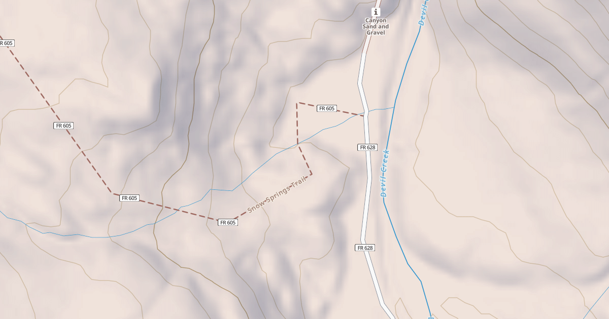 Map preview of Snow Springs