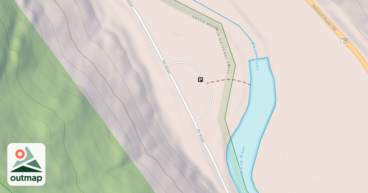 Map of PEAVINE PARKING