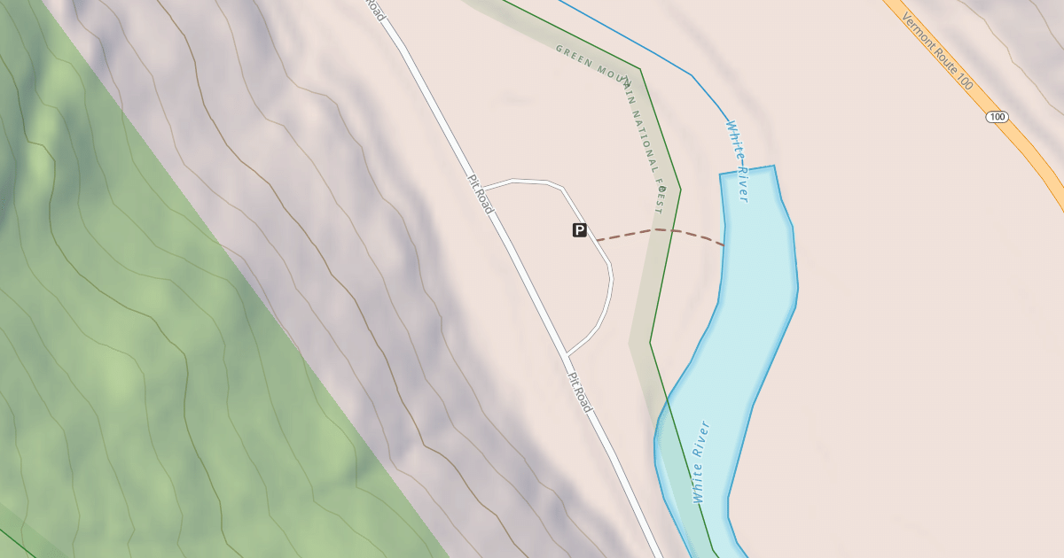 Map preview of PEAVINE PARKING