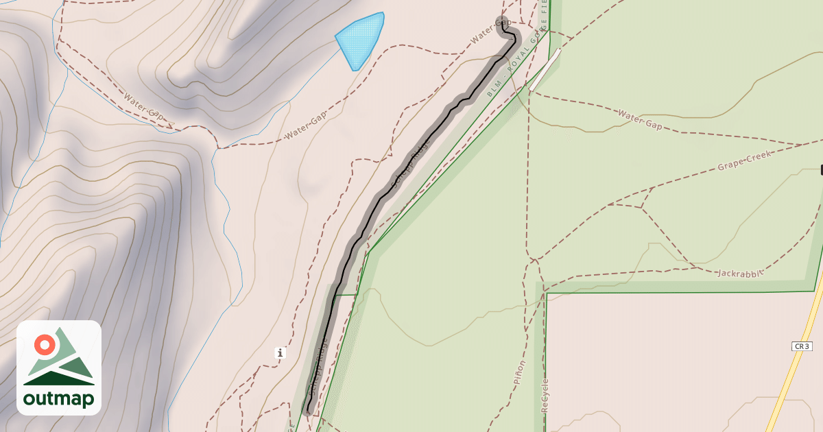 Map of Schepp Ridge