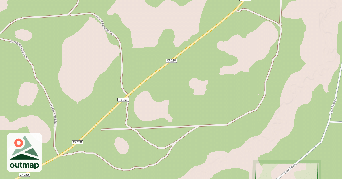 Map of USFS National Forest System Roads {4C2EBCF2-21E4-4516-878E-896526E866C3}