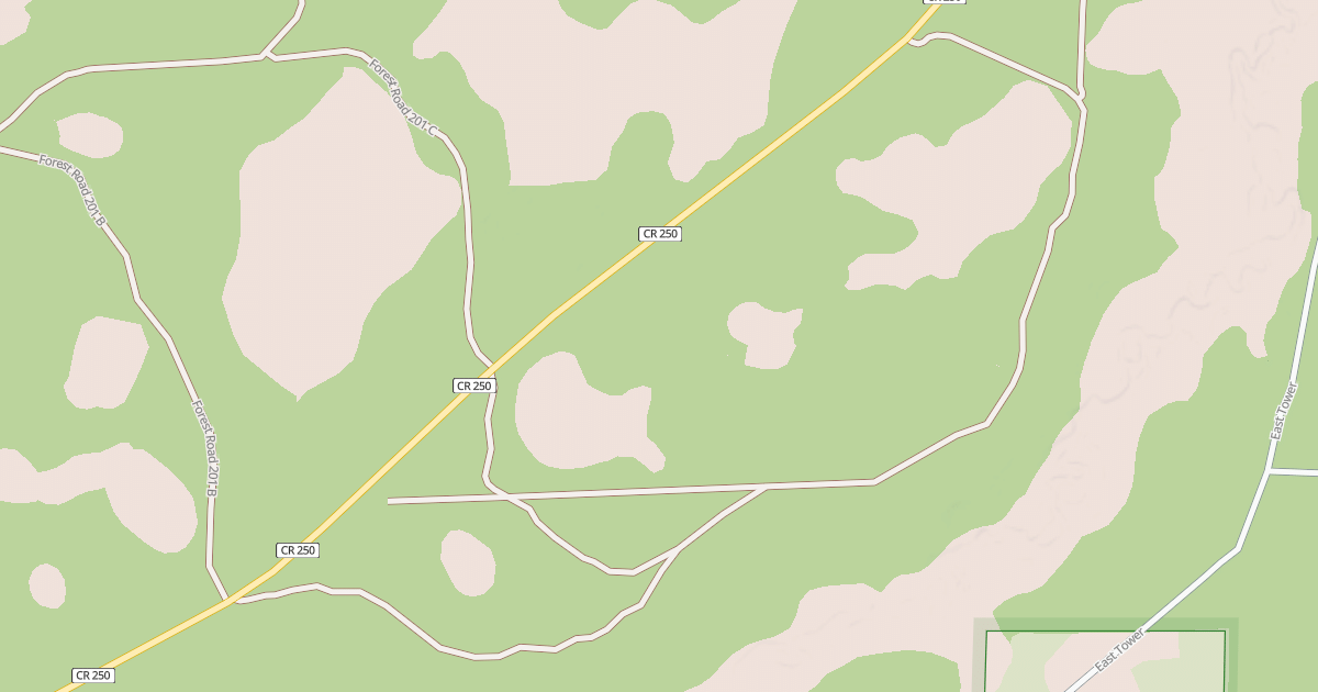 Map preview of USFS National Forest System Roads {4C2EBCF2-21E4-4516-878E-896526E866C3}