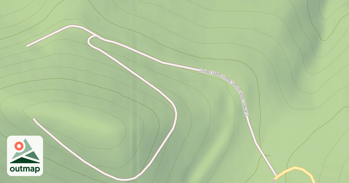 Map of USFS Motor Vehicle Use Map Roads {014D0561-C5E6-4CFD-B826-F69D2C740978}