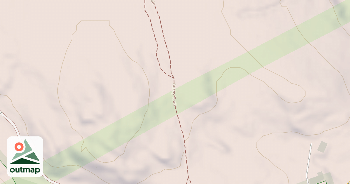 Map of Busby Trail