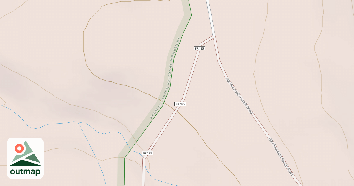 Map of ASPEN RIDGE