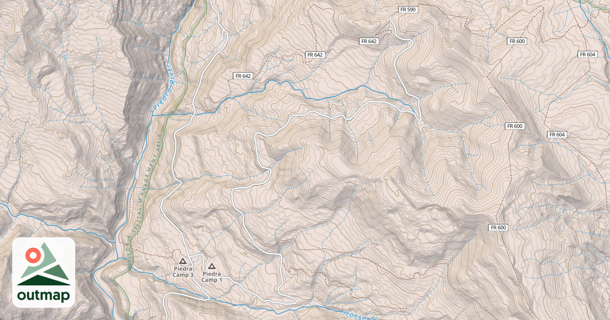 Map of MONUMENT PARK-WEST