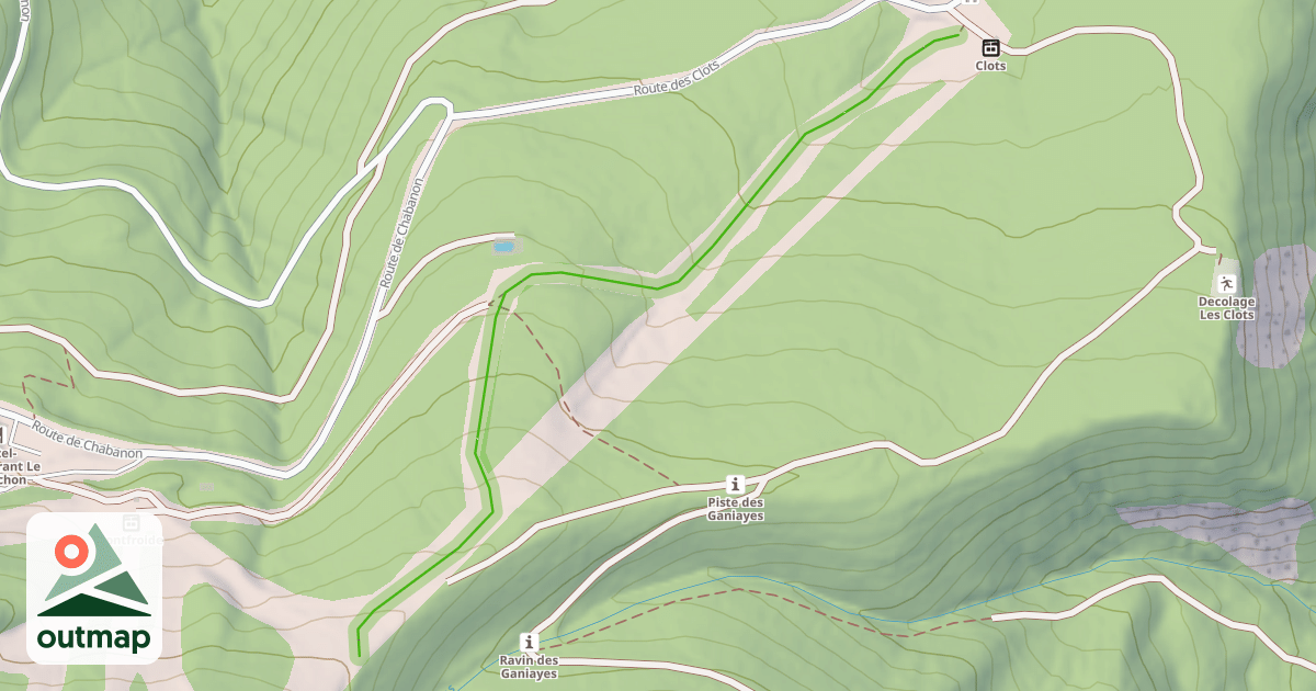 Map of Les Clots
