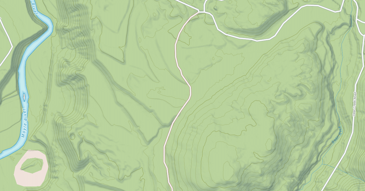 Map preview of PLACER CREEK CONNECTION A
