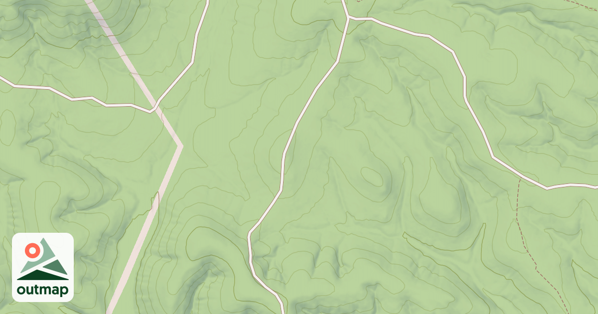 Map of KNOX BRANCH WEST SPUR B
