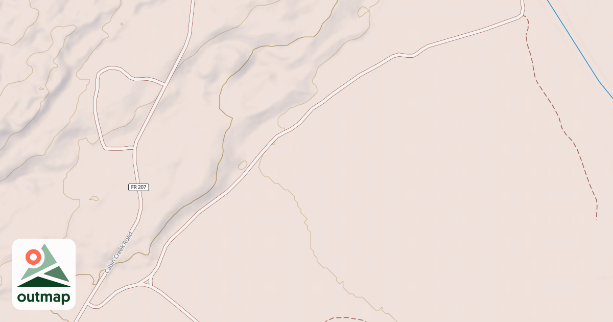 Map of ALTURAS CR CABIN