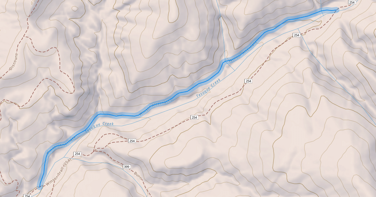 Map preview of Winsor Alternate