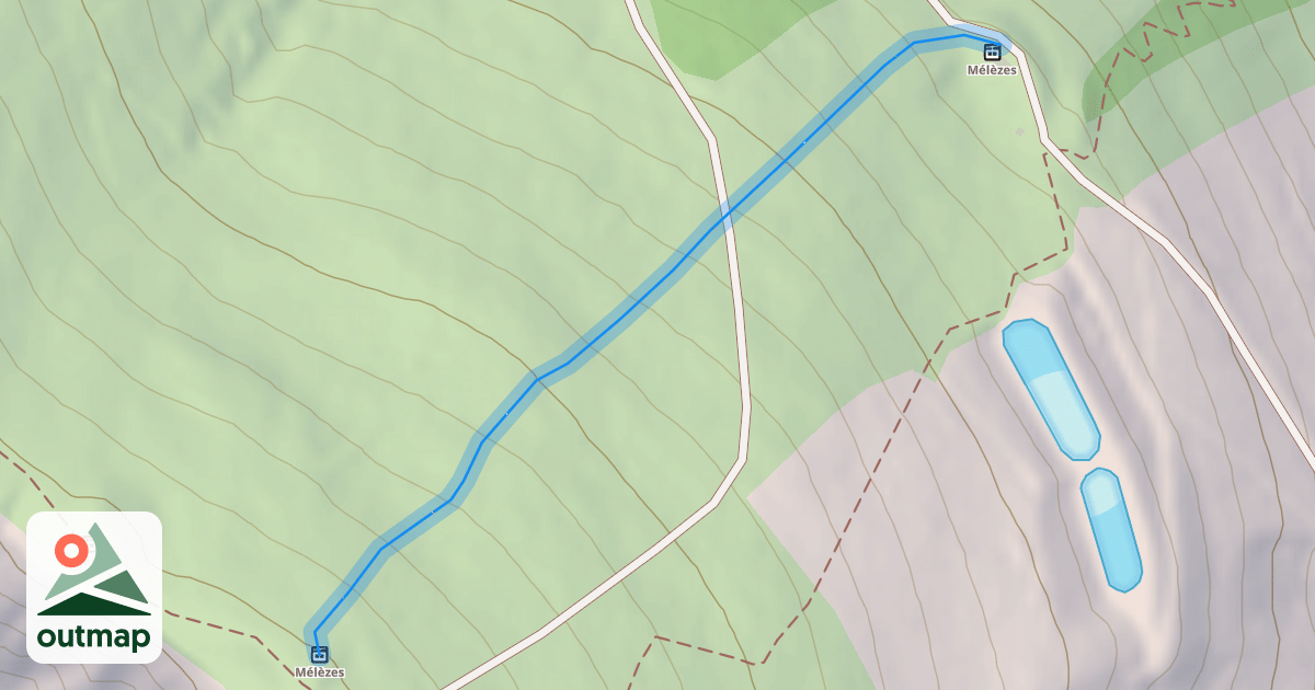 Map of La Moutière